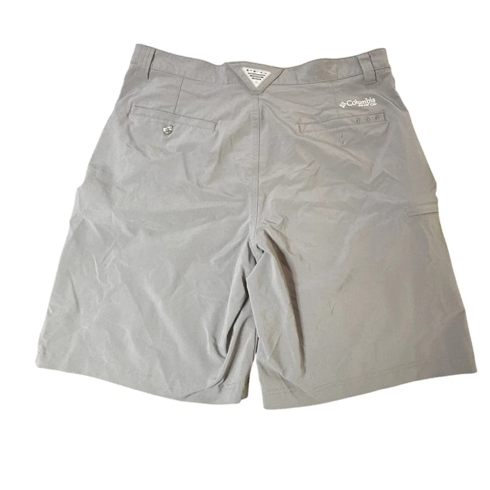 Columbia‎ PFG Fishing Shorts Cargo Outdoor Casual Gray Size 36